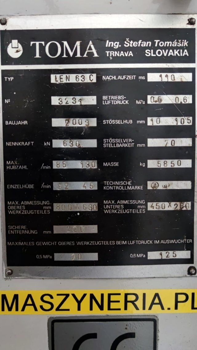 TOMA LEN 63C