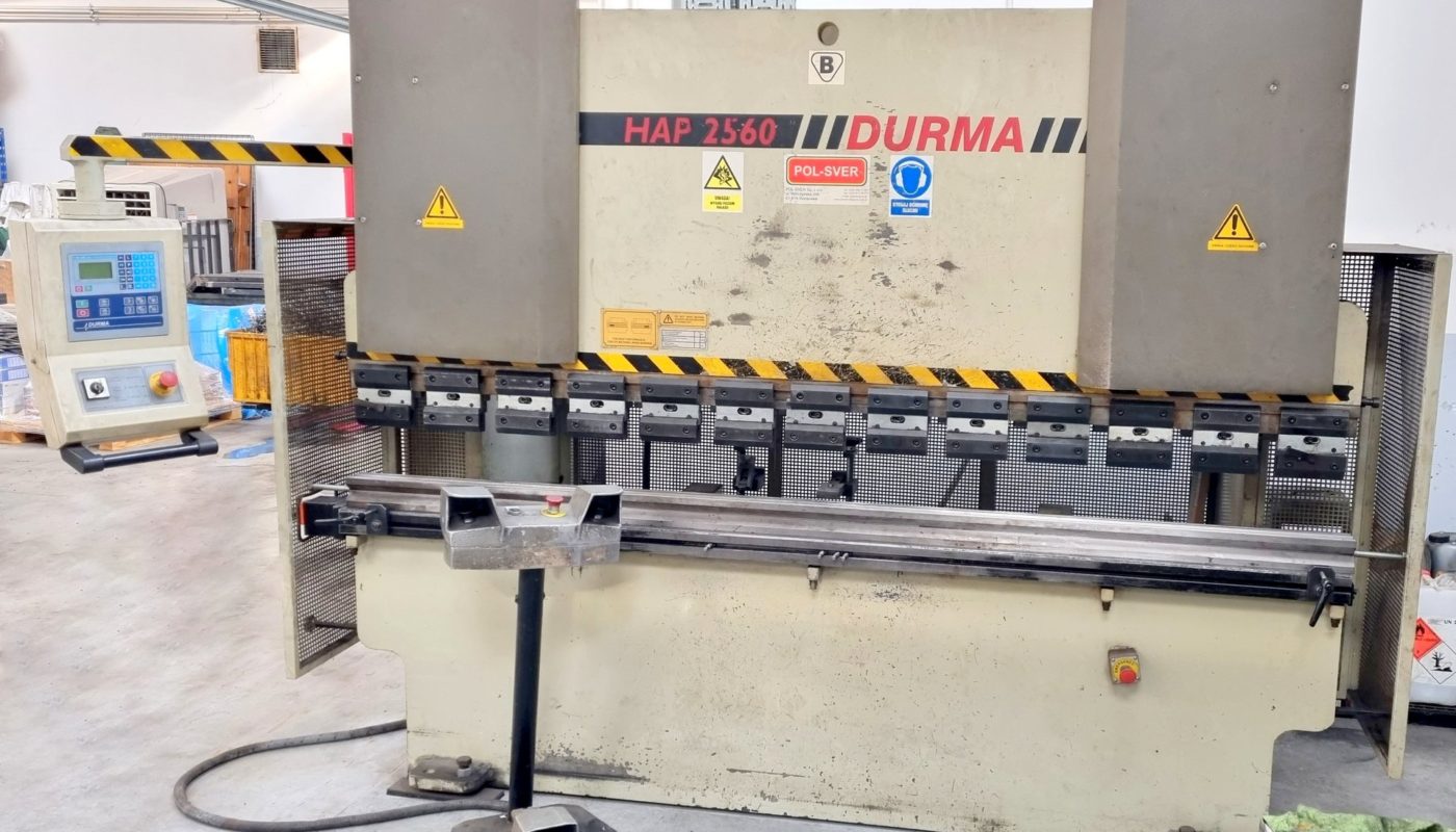 DURMA HAP 2560 NC hydraulic press brake MASZYNERIA